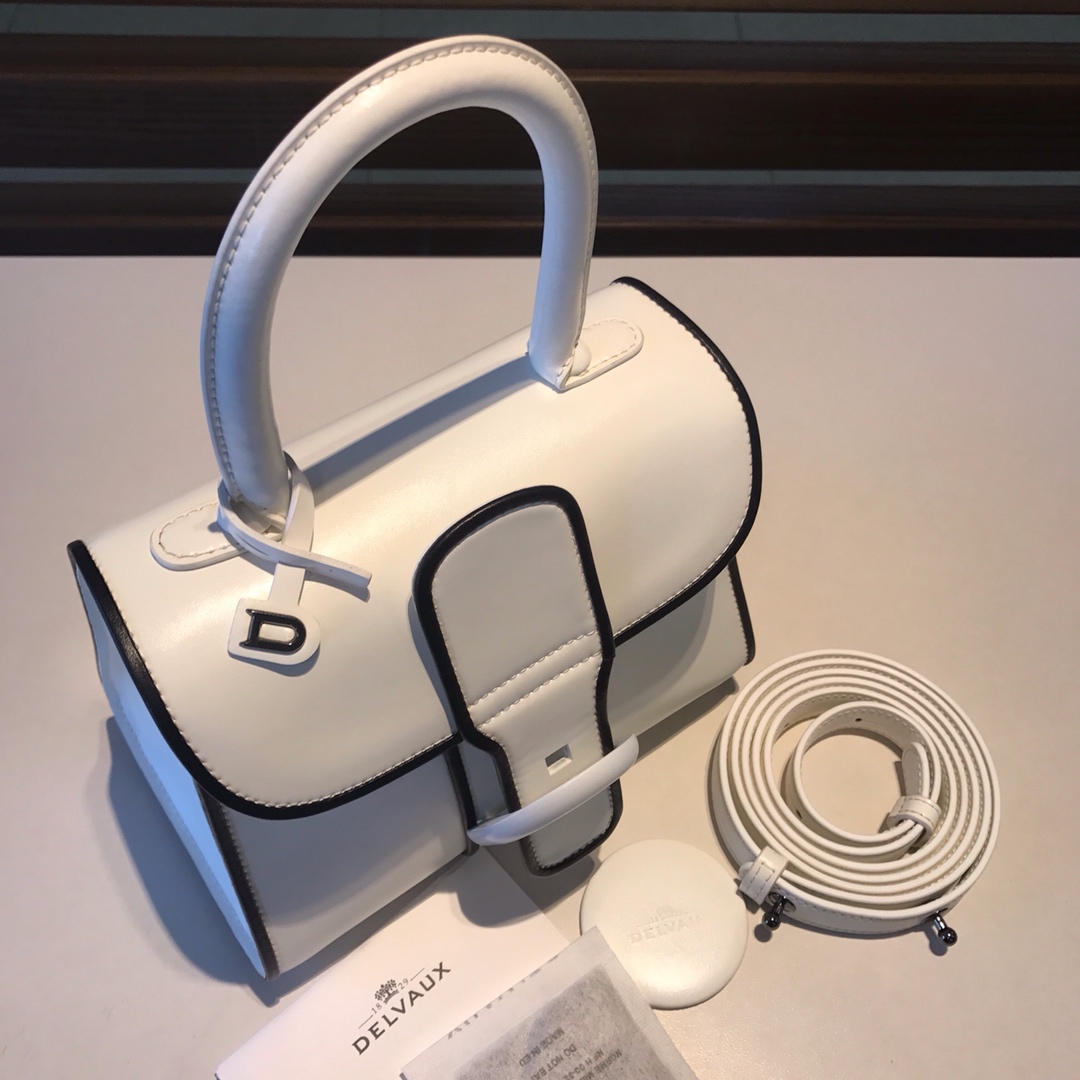 델보 브리앙 복스 토트백 미니